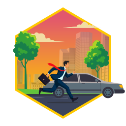 Workweek Hustle 1st place badge